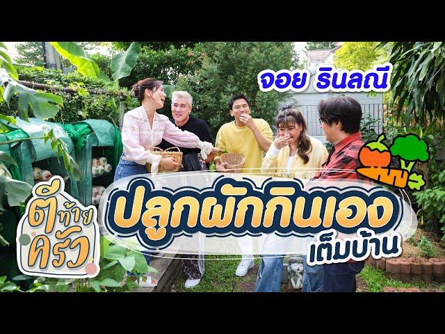 จอย รินลณี ปลูกผักกินเองเต็มบ้าน | ตีท้ายครัว