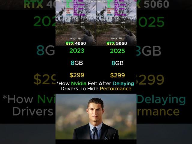 RTX 5060 vs RTX 4060 #gaming #graphicscard #rtx #tech #pc #pcbuild #amd #nvidia #intel