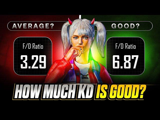 HOW MUCH KD IS ACTUALLY GOOD? | PUBG MOBILE TIPS AND TRICKS