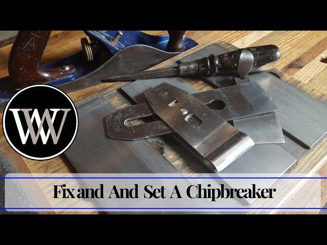 How to Fix Chipbreaker Clog on a Hand Plane Iron | Woodworking tip