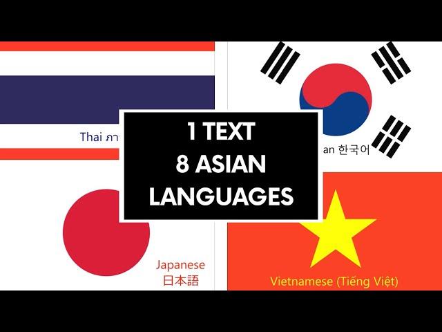 Asian Languages Comparison