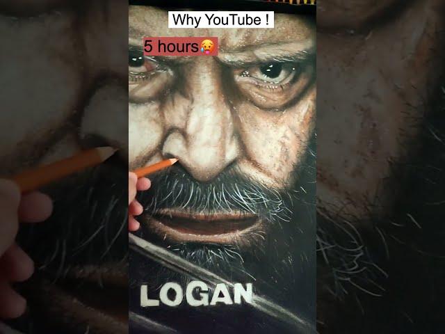 YouTube Won't Like This Video...  | #shorts #art #drawing