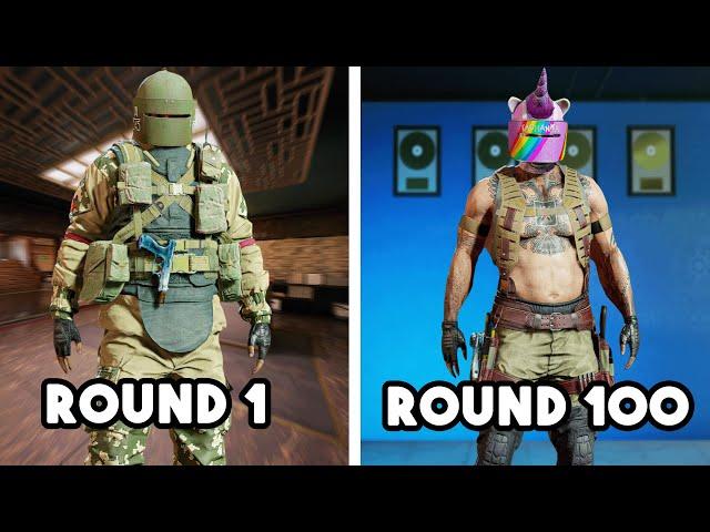 I Played 100 Rounds of Tachanka & Glaz...