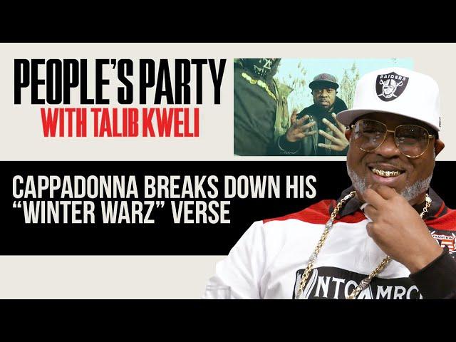 Cappadonna Raps His “Winter Warz” Verse With Kweli & Breaks Down Its Lyrics | People's Party Clip