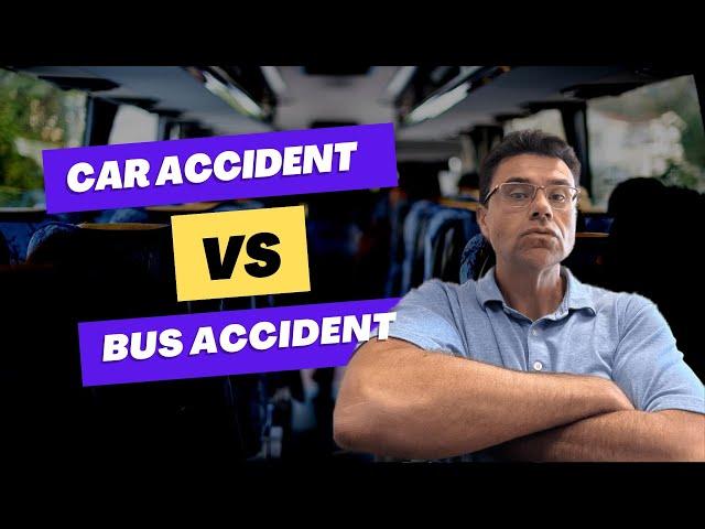 How Are BUS Accidents Different from CAR Accidents ? INJURY LAWYERS