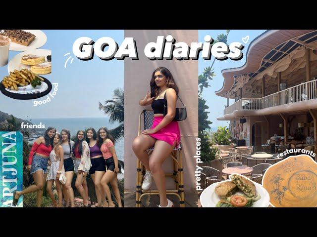 GOA travel vlog with college friends! (pretty cafés, beaches, parties) | 2023