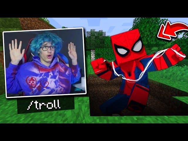 Minecraft'ta Arkadaşımı SÜPER KAHRAMAN Modu ile TROLLEDİM!