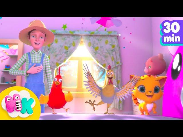 The Little Rooster  | Animals Sound Songs for Kids | HeyKids Nursery Rhymes