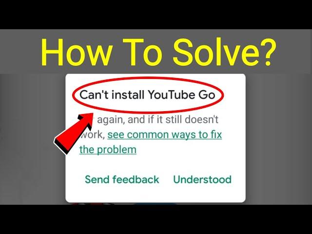 Can't Install App Problem Solve | how to solve can't install app problem on playstore | play store