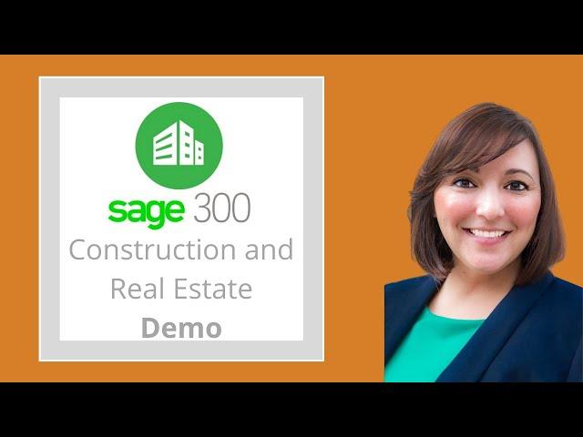 Demo | Sage 300 Construction & Real Estate (Timberline) *NEW* Construction Accounting Software