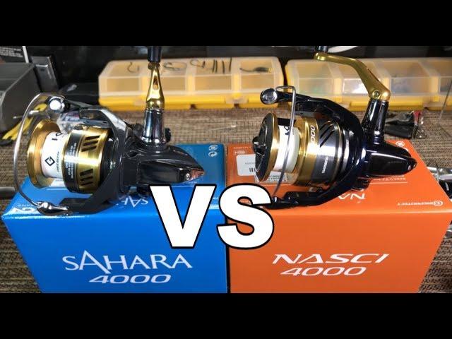 Shimano Nasci vs Shimano Sahara: detailed comparison and review