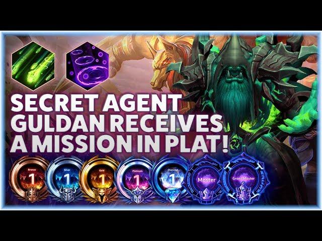 Guldan Rain of Destruction - SECRET AGENT GULDAN RECEIVES A MISSION IN PLAT! - B2GM Season 3 2024