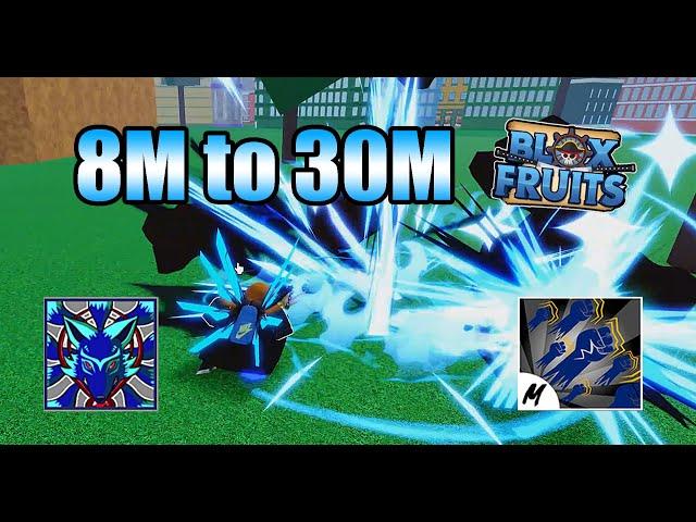 8M To 30M Honor Hunting With Kitsune Fruit | Blox Fruits