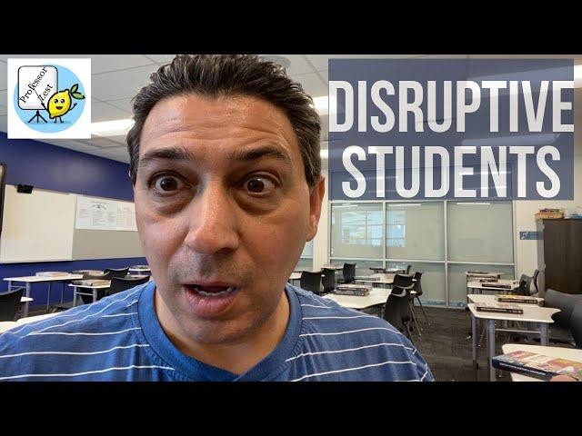 How To Handle Disruptive Students in the Classroom