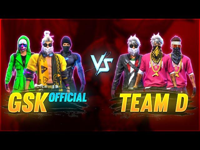 TEAM D OFFICIAL vs GSK OFFICIAL || Old Player Versus New Kings