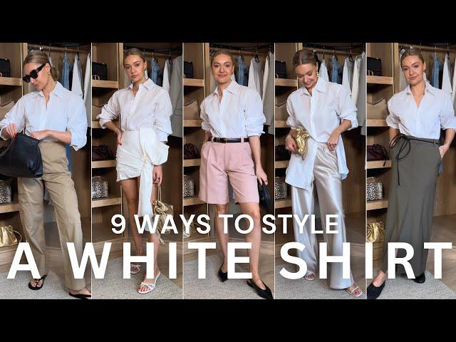 HOW TO STYLE A WHITE SHIRT FOR ANY OCCASION