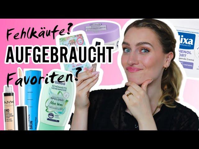 FEHLKÄUFE UND FAVORITEN Juni 2024 | So viel aufgebraucht | Balea, FormelSkin, Mixa uvm. | Lubella