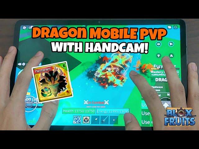 Mobile PvP with Dragon Reworked (With Handcam!) | Blox Fruits