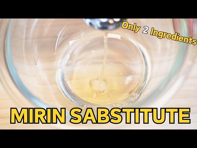 How to Make Mirin Substitute : Easy with Seasonings Available at Home