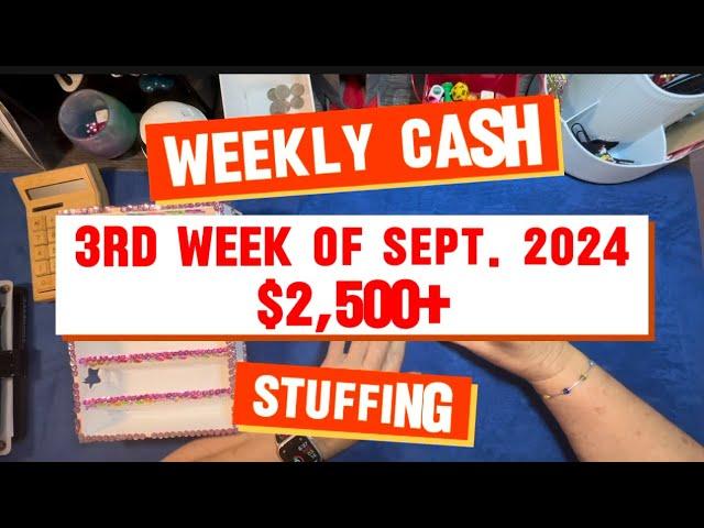 ⁠ Cash stuffing/ week 3/ $2,500. +/ Debt/ sinking funds/ revolving bills/ family/ #cashstuffing $$$$