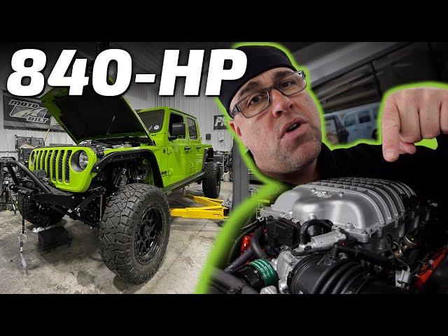 Jeep Gladiator with 840-HP Demon Engine & 44 Inch Tires: How Did We Do It?