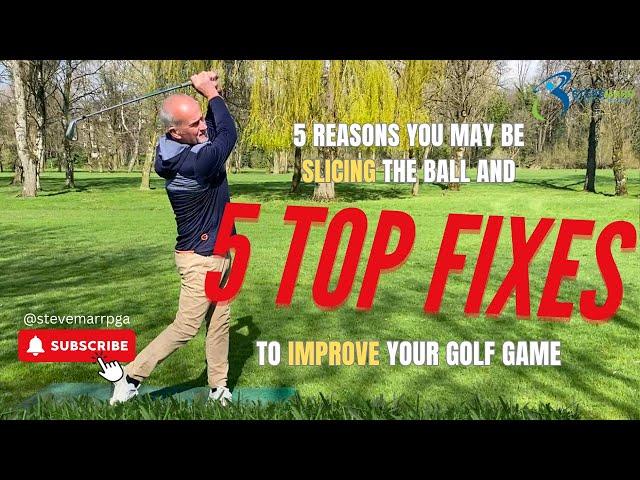 ️ Slicing Your Shots? Here's Why & How to Fix It! Join us on the @stevemarrpga channel.