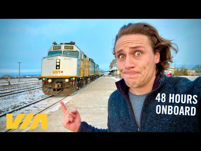 48hrs on VIA Rail's MOST NORTHERN TRAIN in Canada