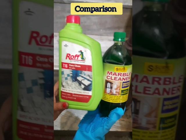 Comparison between Roff and Marble cleaner to clean Marble, which is best to clean Marble #marble