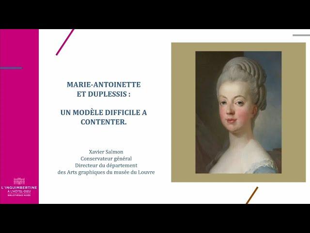 "Duplessis et la Dauphine Marie-Antoinette, un modèle difficile à contenter" par Xavier Salmon