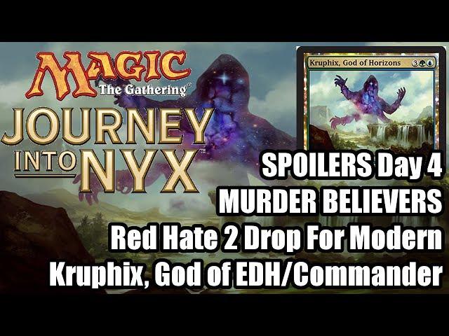 Journey into Nyx Spoilers: Kruphix, God of Horizons; Silence the Believers; and Hate Bear! (4)