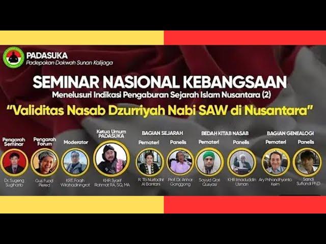 Live bersama KH. Imaduddin Diskusi Nasab Ba 'Alwi di UIN Jakarta