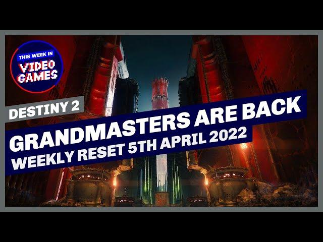 Destiny 2 Weekly Reset -  Grandmasters, Gambit Labs, Trials Freelance Plus Eververse 5th April 2022