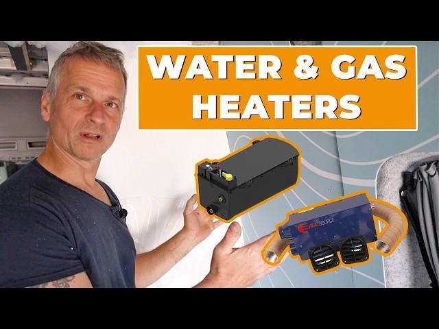 Fitting Water Heater & Gas Heater to the Camper! - Andy's Crafter Ep 9