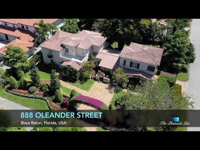 Old Floresta Addison Mizner Estate | 888 Oleander St, Boca Raton, FL, USA  | Luxury Real Estate