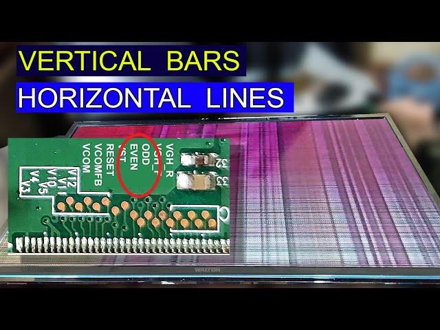 Vertical Line & Horizontal Line Problem on 32inch Walton LED TV | E15063094V-0 T-Con Board Repair