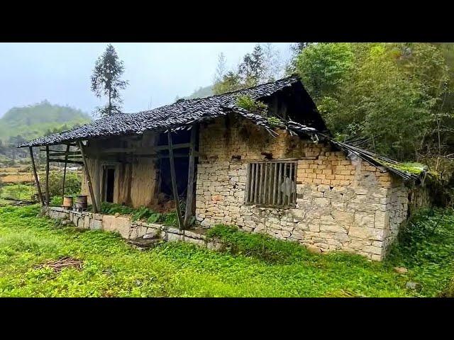 After Divorce ~ This Guy Renovates Abandoned House and Garden in the Countryside to Live