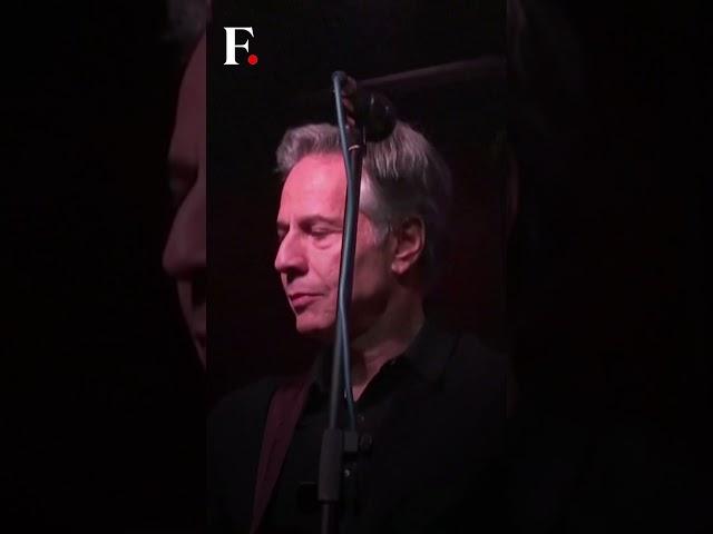 Watch: Blinken Plays Guitar At Bar in Ukraine | Subscribe to Firstpost