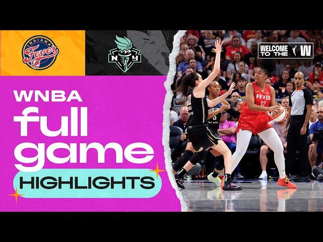 New York Liberty vs. Indiana Fever | FULL GAME HIGHLIGHTS | JULY 6, 2024