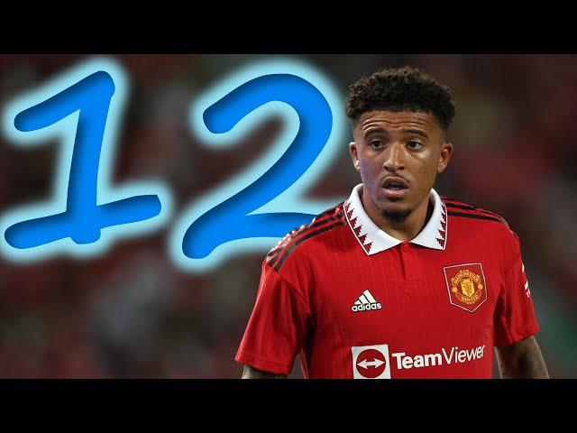 Jadon Sancho - All 12 Goals For Manchester United FC - Welcome back to Borussia Dortmund