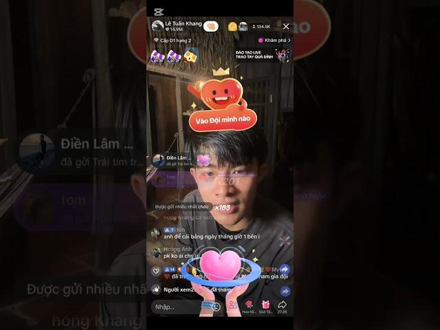 Khang Live khoe cúp tóp tóp của chung #letuankhang #letuankhang2002 #vuonlanbdsnguyenhoang93