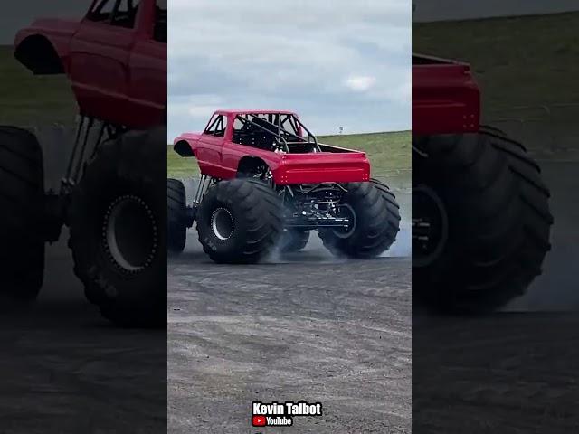 Kevin Talbot's 1st time driving a Monster Truck