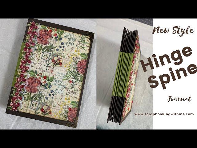 NO SEW | START TO FINISH ACCORDION HINGE JOURNAL ~ FREE INSTRUCTION PAGE BELOW