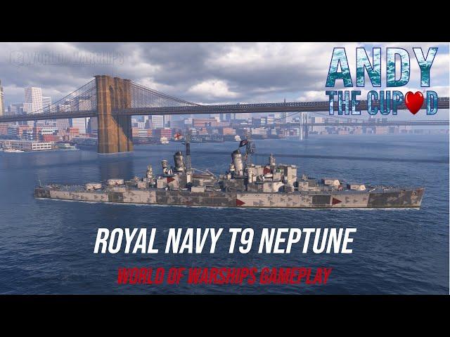 World of Warships gameplay - Neptune Highlight - AndyTheCupid