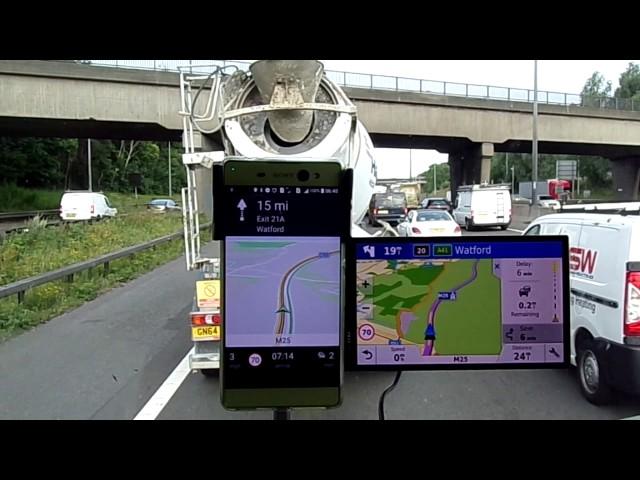 HERE we GO satnav vs Garmin drivesmart 61 LM TD Europe