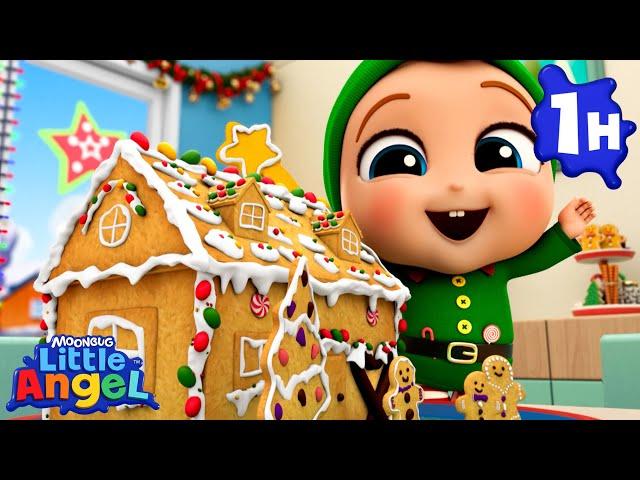 Christmas House Decorations   Happy Holidays! from Little Angel | Melody Time: Moonbug Kids Songs