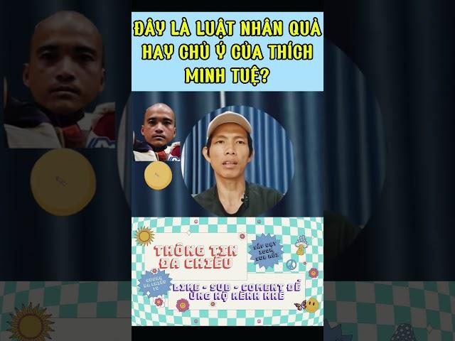 LUẬT NHÂN QUẢ: KHI CHIẾU ĐỨC BỊ ĐUỔI? #suminhtue #thichminhtue  #thinhhanh