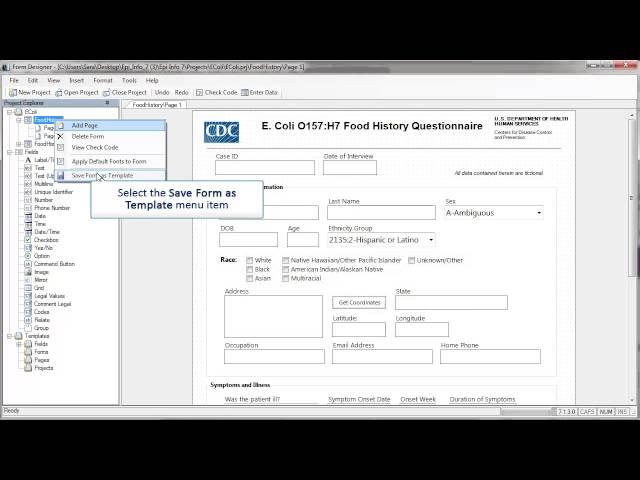 Epi Info 7 Copy a form to an Android device