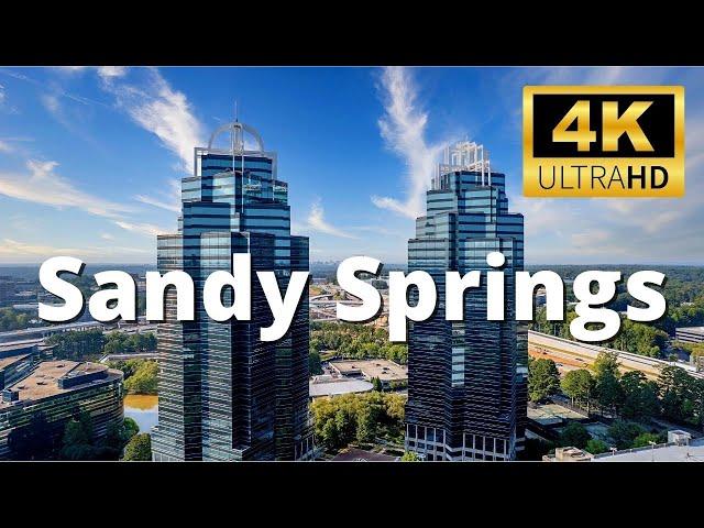 Moving to Sandy Springs | Sandy Springs Georgia City Tour | Living in Atlanta Georgia 2021