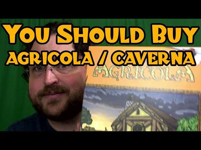 AGRICOLA & CAVERNA -- Why You Should Buy a Boardgame (in 5 Minutes)
