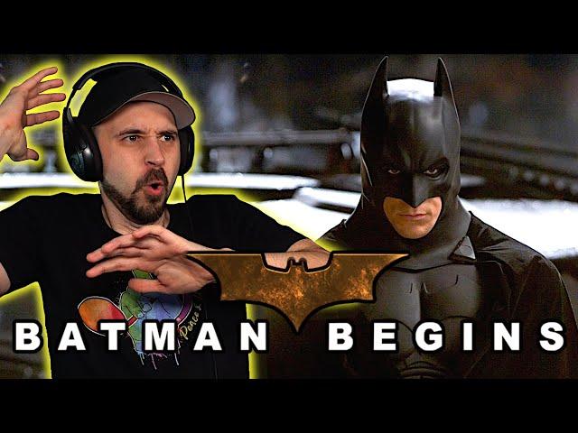 MARVEL FANBOY'S First Time Watching Batman Begins REACTION